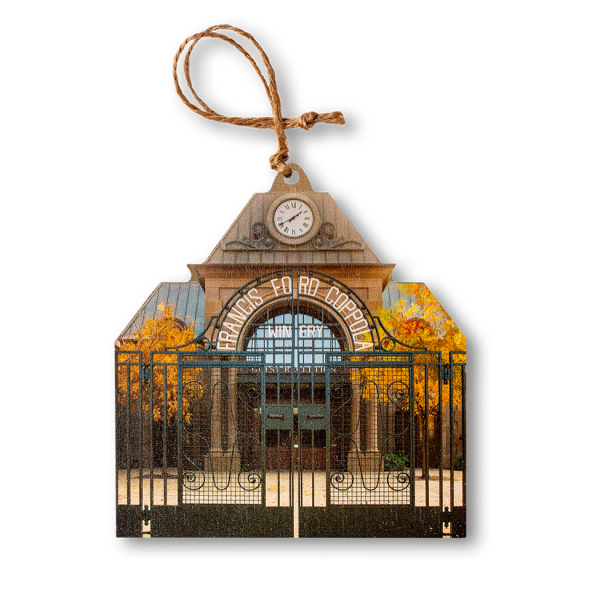 Francis Ford Coppola Winery Wooden Ornament